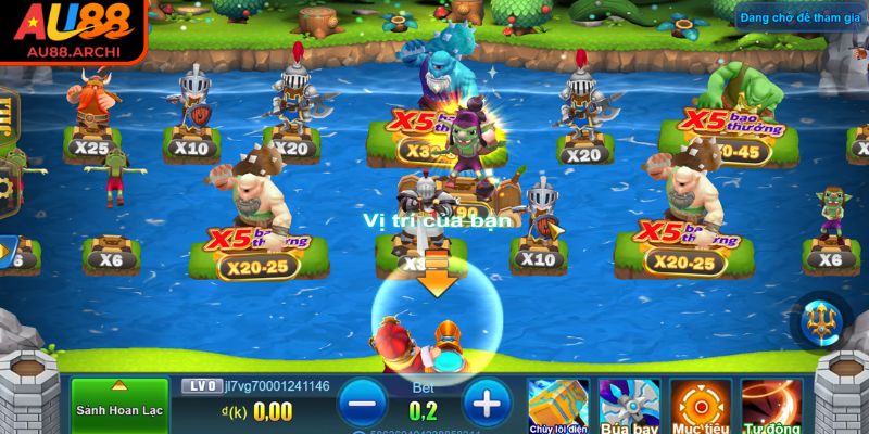 Đoạt Bảo Truyền Kỳ AU88 - Trải Nghiệm Bắn Cá Kịch Tính Nhất 2 Nhiệm vụ phong phú