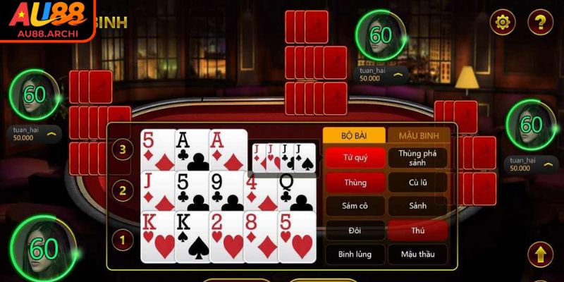 Xé thú đôi để tạo sự cân bằng giữa các chi trong Mậu Binh AU88