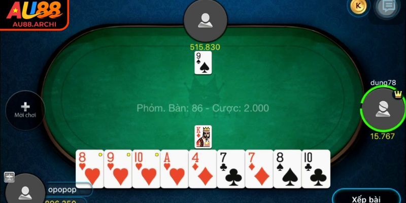 Khái quát game Phỏm tại AU88
