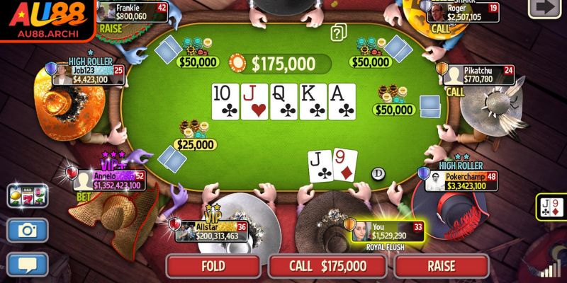 Vòng River trong Poker AU88